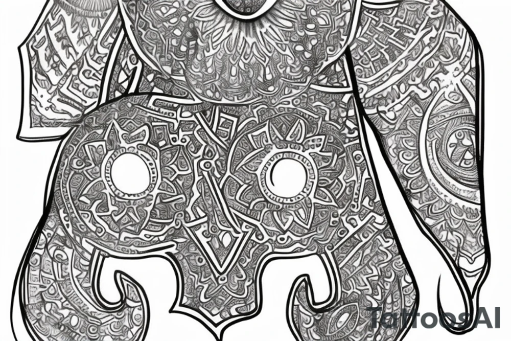 Hamsa tattoo idea