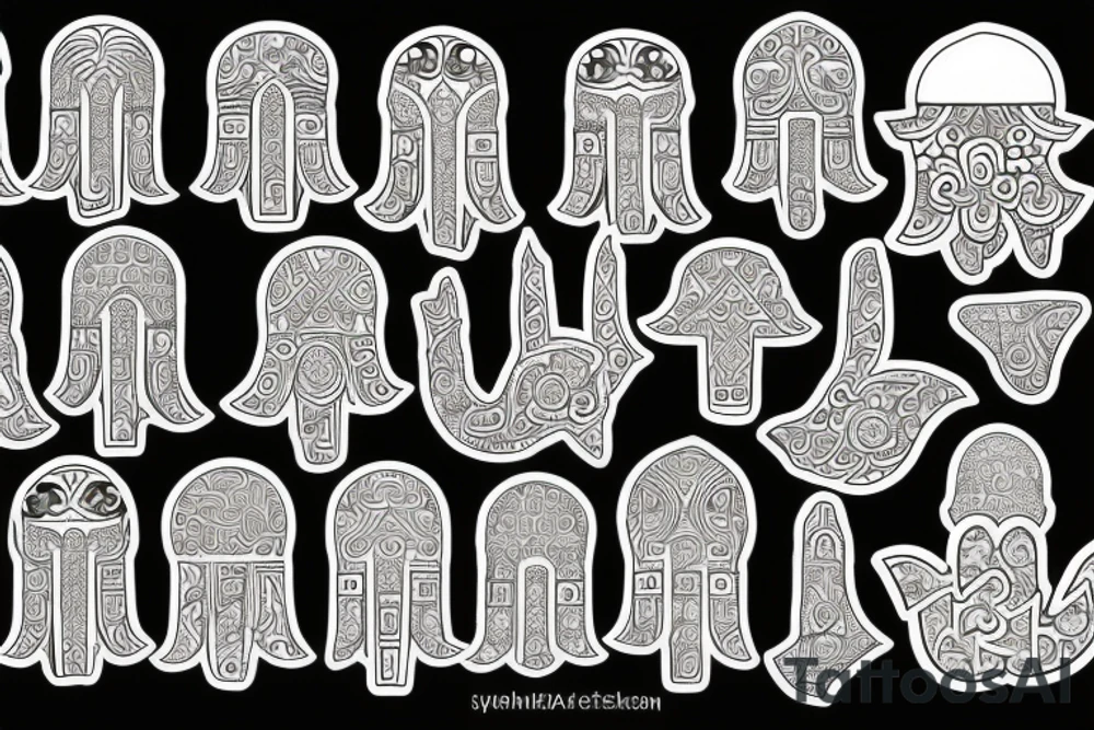 Hamsa tattoo idea