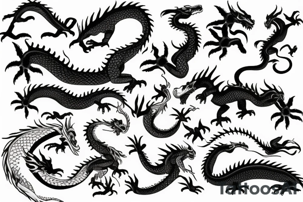 Dragon tattoo idea