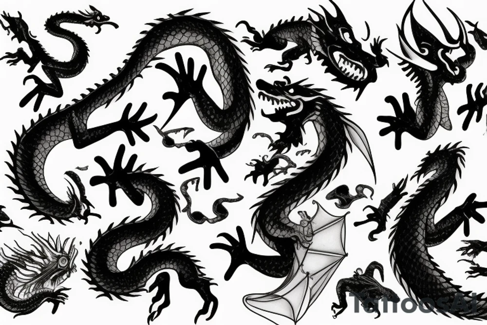 Dragon tattoo idea