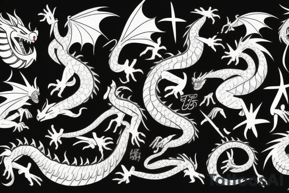 Dragon tattoo idea