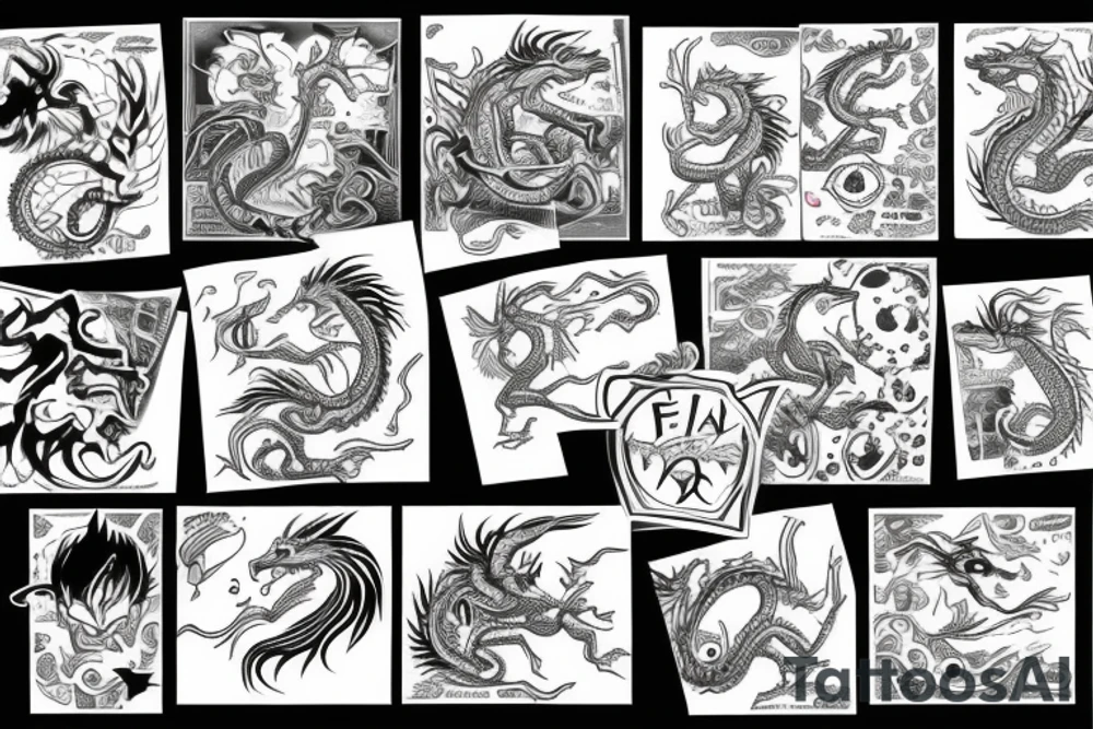 Dragon tattoo idea