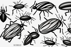 Majestic Lightning Bug tattoo idea