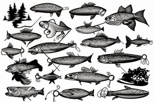 Flyfishing tattoo idea