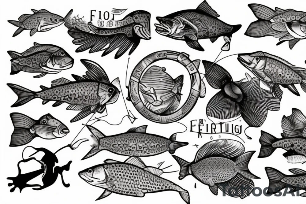 Flyfishing tattoo idea