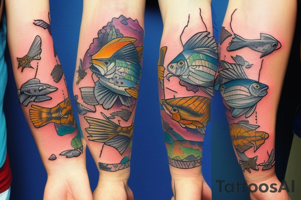 Flyfishing tattoo idea