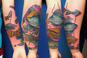 Flyfishing tattoo idea