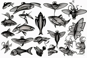 Fly fishing tattoo idea