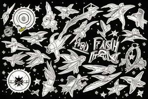 Firefly through the air tattoo idea