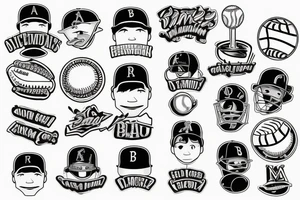 baseball diamond tattoo idea