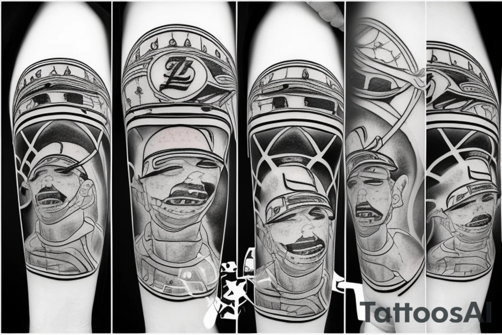 baseball diamond tattoo idea