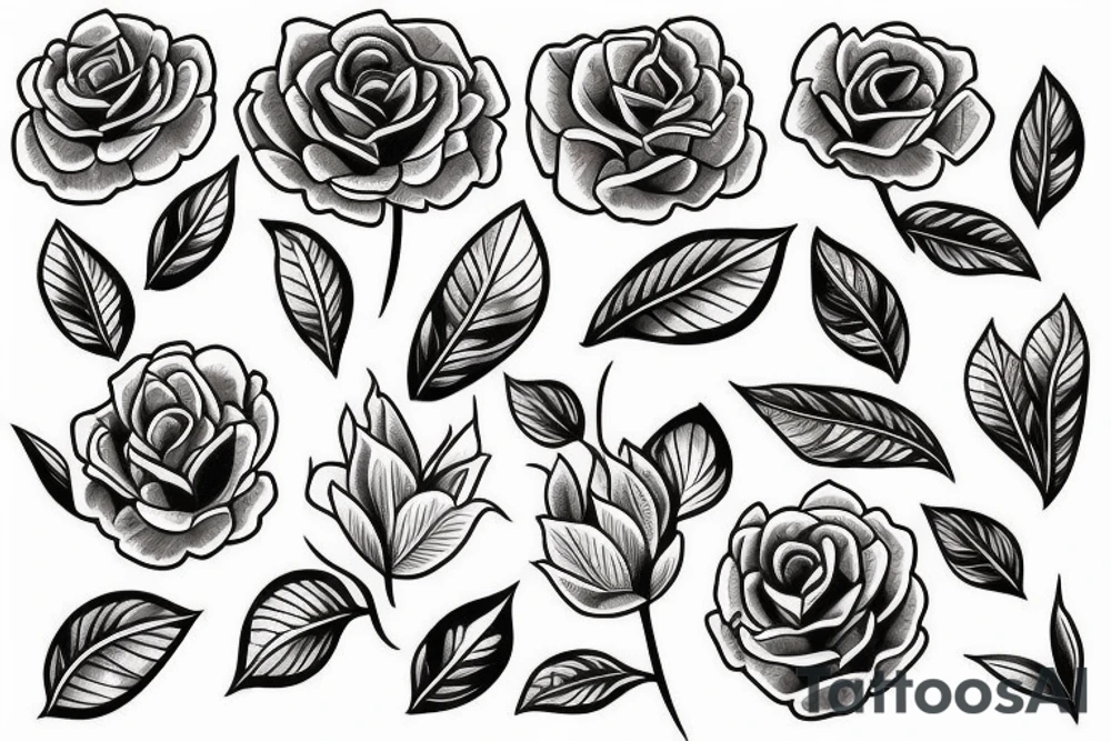 lilac flower. bunch tattoo idea