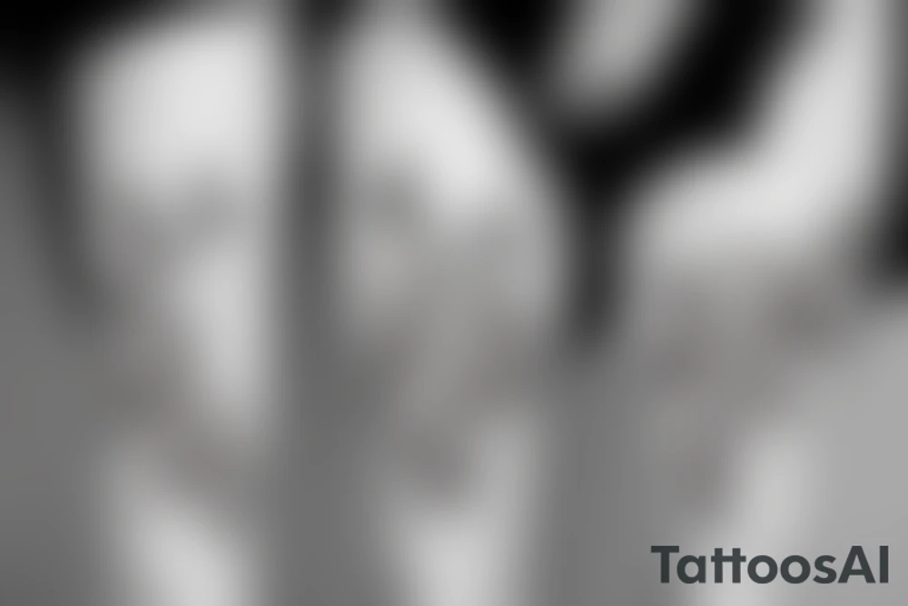 one bunch of small lilac flowers tattoo idea