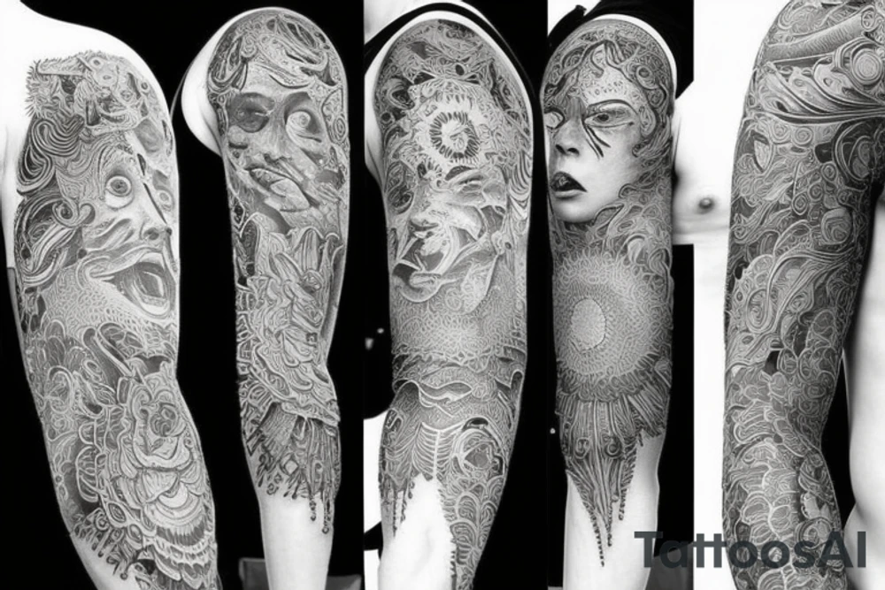 a full moon tattoo idea
