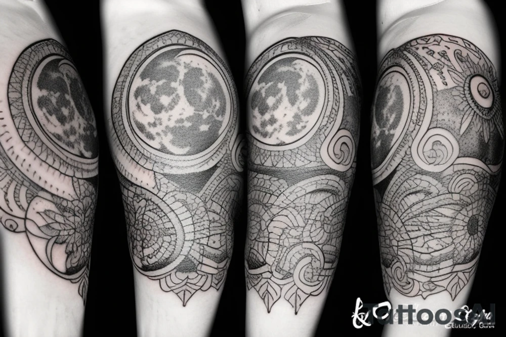 moon tattoo idea
