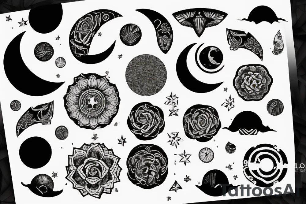 moon tattoo idea