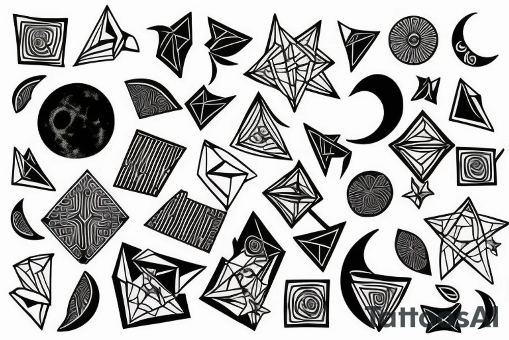 moon tattoo idea