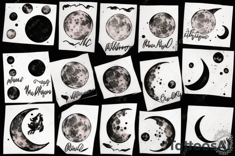 moon tattoo idea
