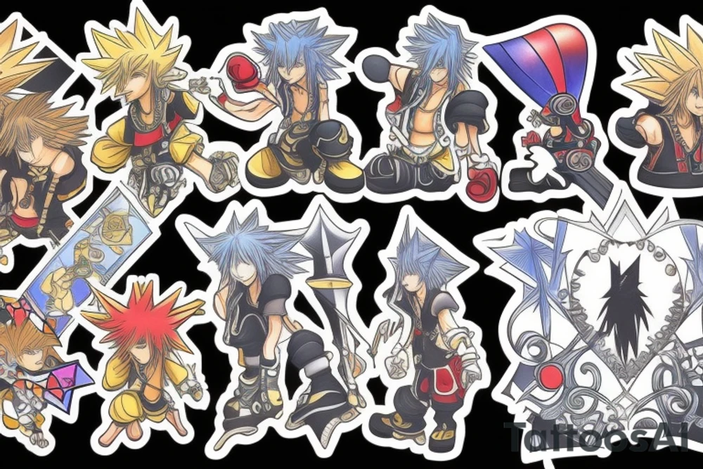 kingdom hearts tattoo idea