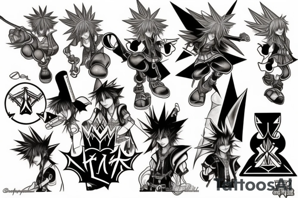 kingdom hearts tattoo idea