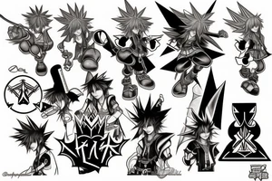 kingdom hearts tattoo idea