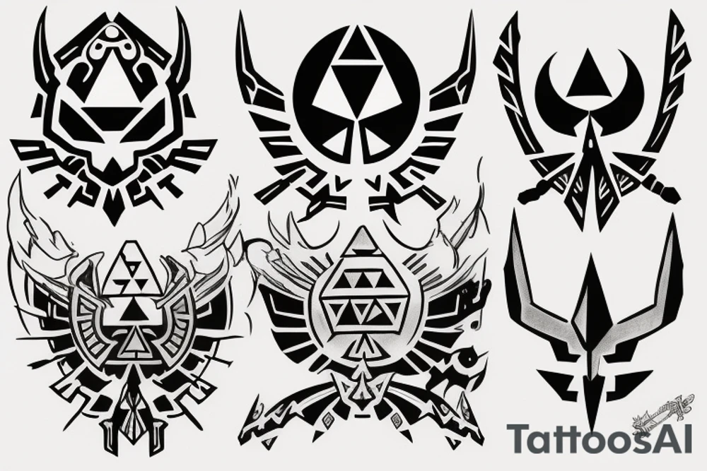 The legend of Zelda tattoo idea