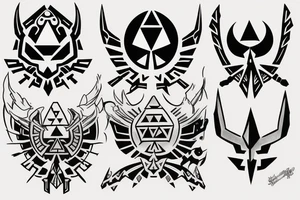 The legend of Zelda tattoo idea