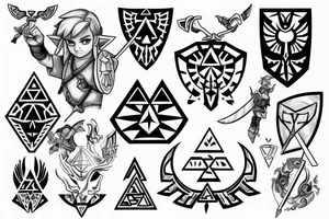 The legend of Zelda tattoo idea