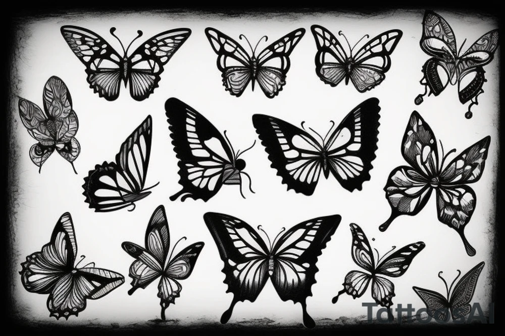 butterfly tattoo idea