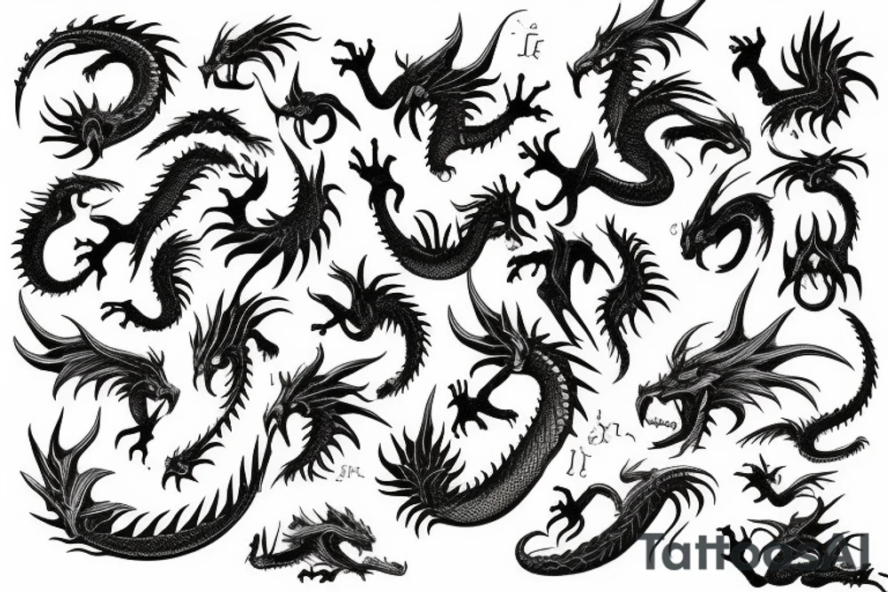 dragon tattoo idea