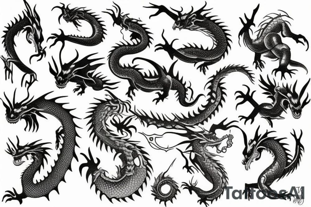 dragon tattoo idea