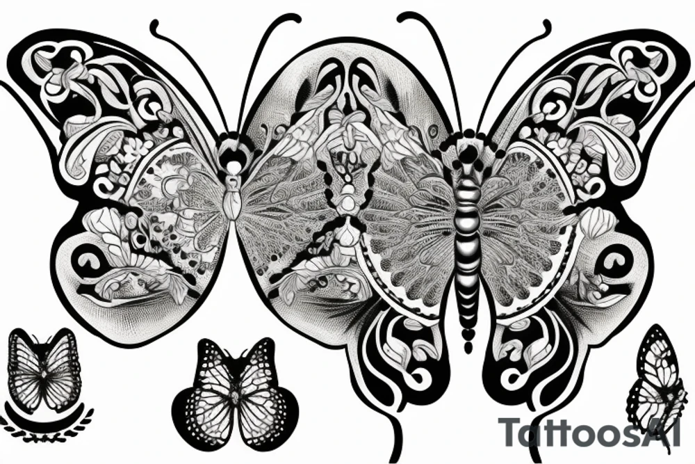 butterfly tattoo idea