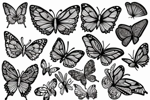 butterfly tattoo idea