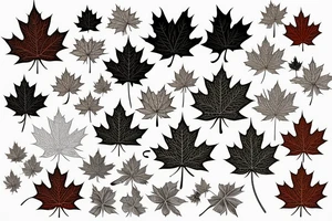 maple leaf tattoo idea