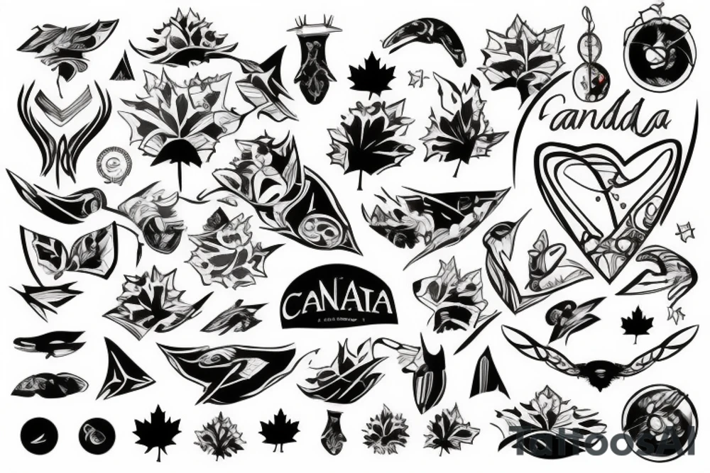 canada tattoo idea