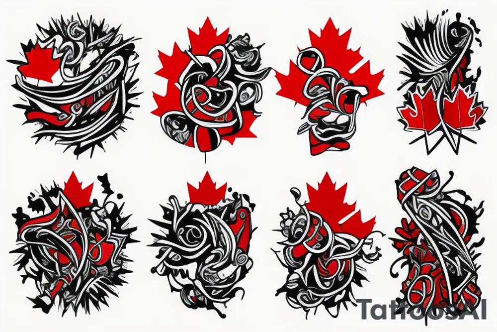 canada tattoo idea