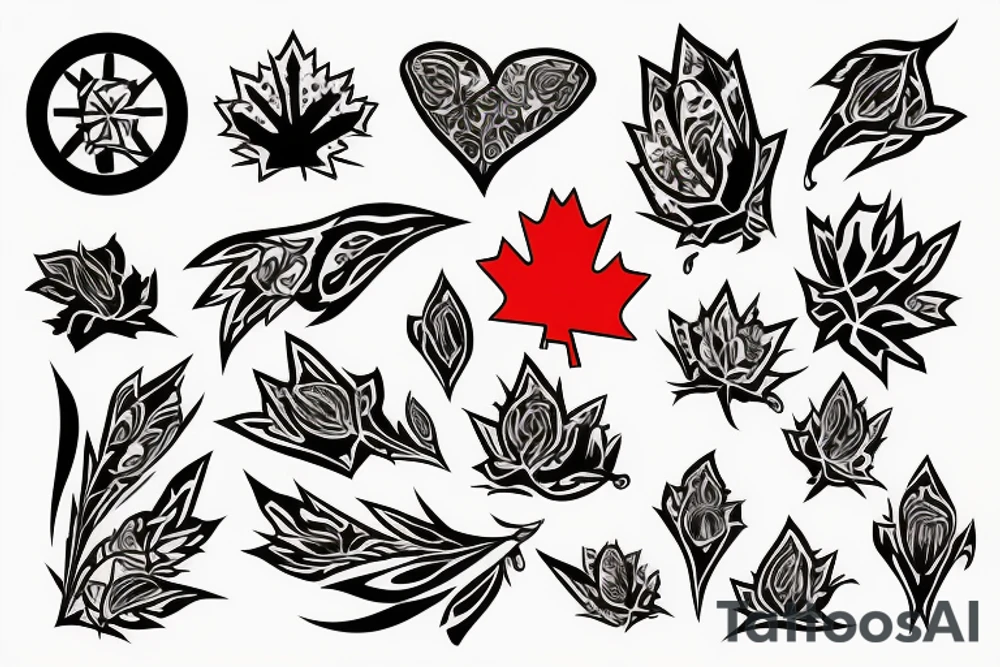 canada tattoo idea