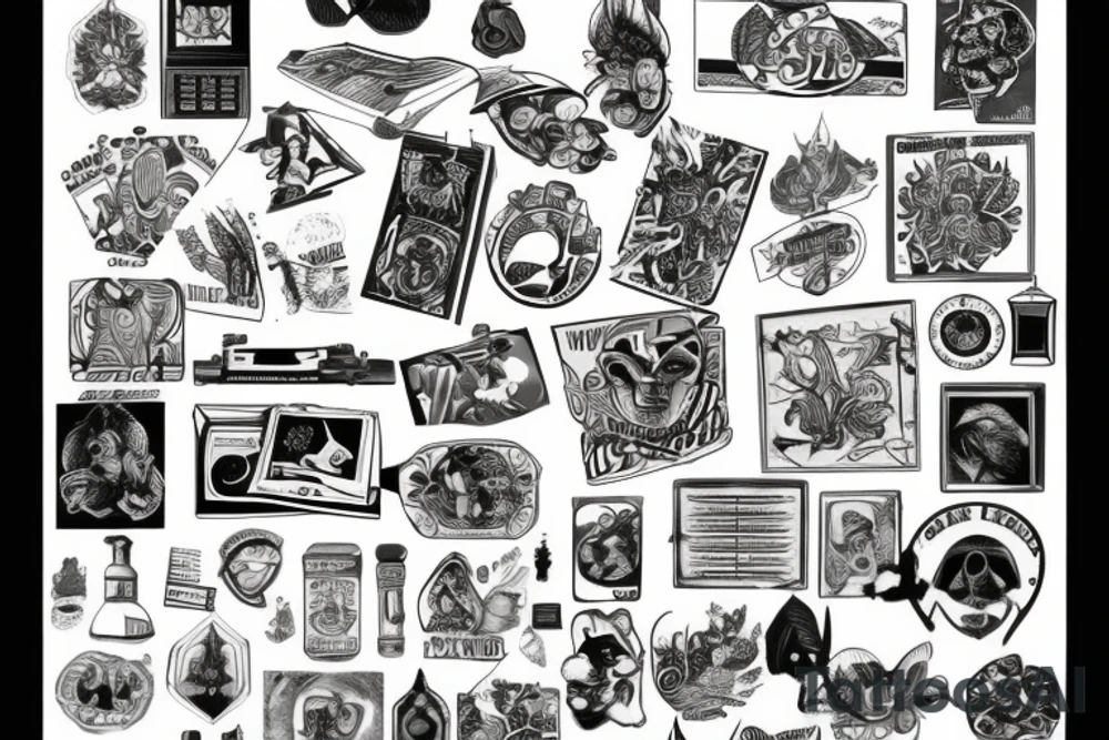 A combination of 1947 and 1974 tattoo idea