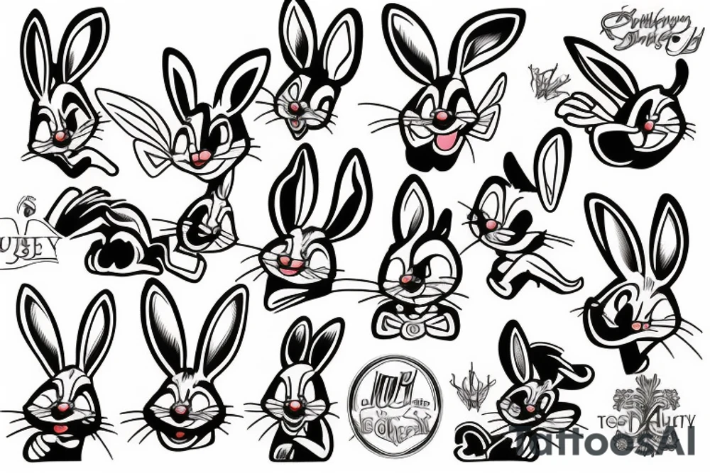 Bugs bunny tattoo idea