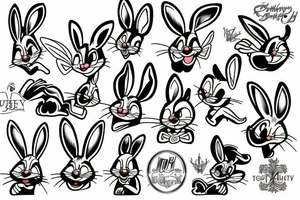 Bugs bunny tattoo idea