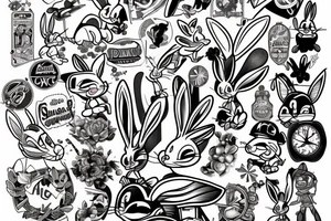 Bugs bunny tattoo idea