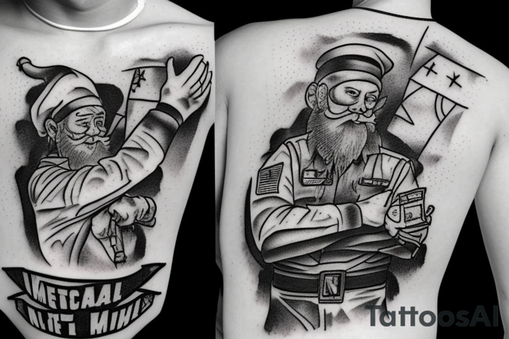 USAF 141
coal miner
medical
santa
mechanic
farmer
witch tattoo idea