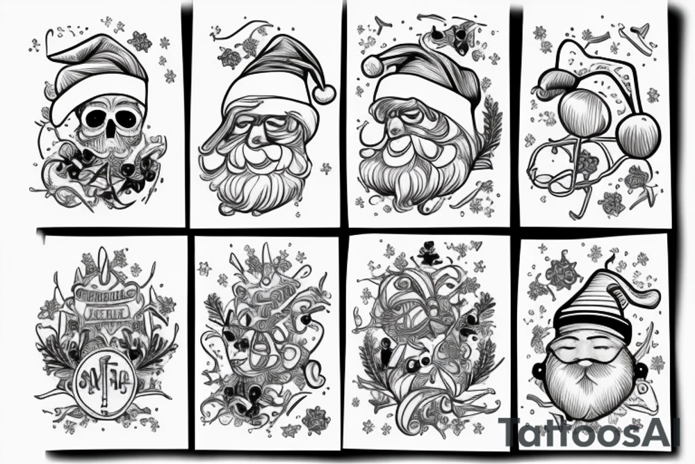 medical
santa tattoo idea