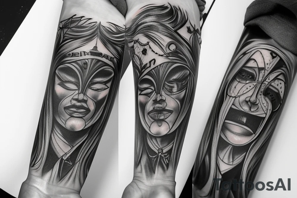 Pawn looking in mirror at king tattoo idea