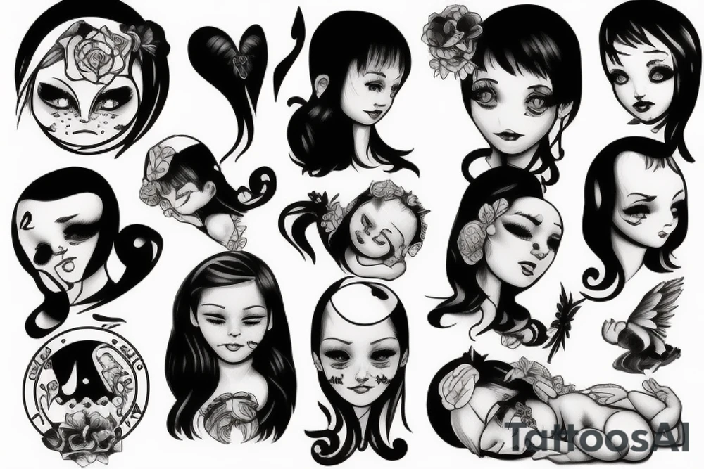 Crybaby tattoo idea
