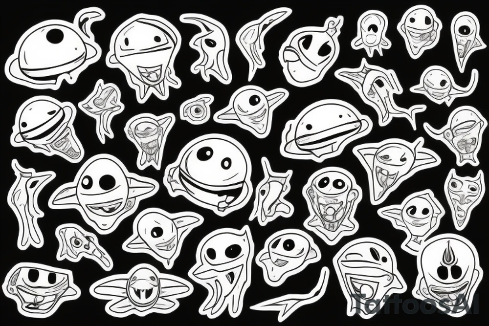 An alien tattoo idea