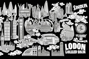 London skyline tattoo idea