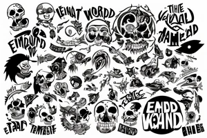 The end of the world tattoo idea