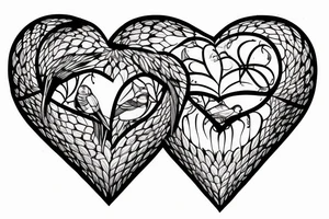 anatomical heart in a bird cage tattoo idea