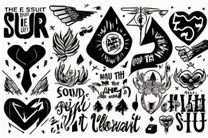 The struggle itself toward the summit is enough to fill a man’s heart. tattoo idea